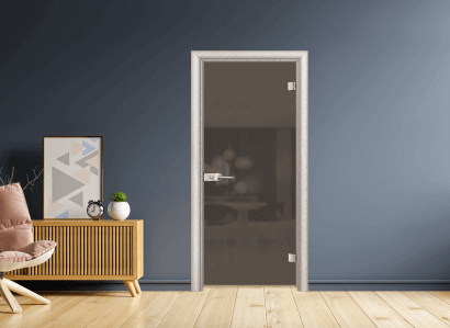Стъклена врата модел Efapel Basic G 10 1 цвят бяла мура