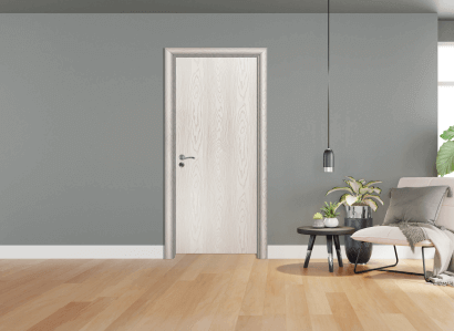 Интериорна врата Efapel плътен модел 4500 цвят бяла мура
