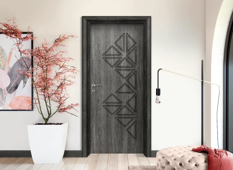 Интериорна Врата Efapel 4558p Сив Ясен