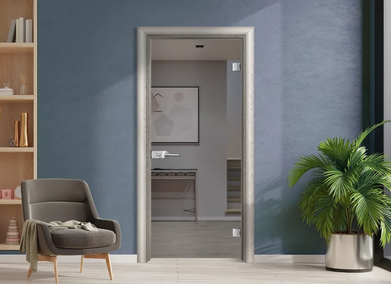 Стъклена Врата Efapel Basic G 10-2 Бяла Мура