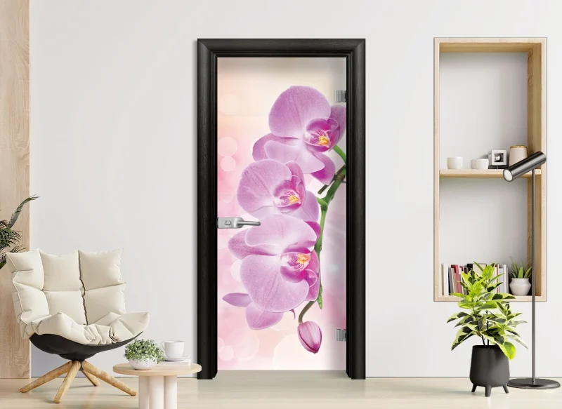 Стъклена Врата Efapel Print G 13-3 Pink Черна Мура